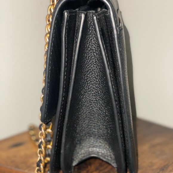 Tory Burch Black and Gold Crossbody Bag with Chain Strap. NWOT!! - Picture 10 of 14